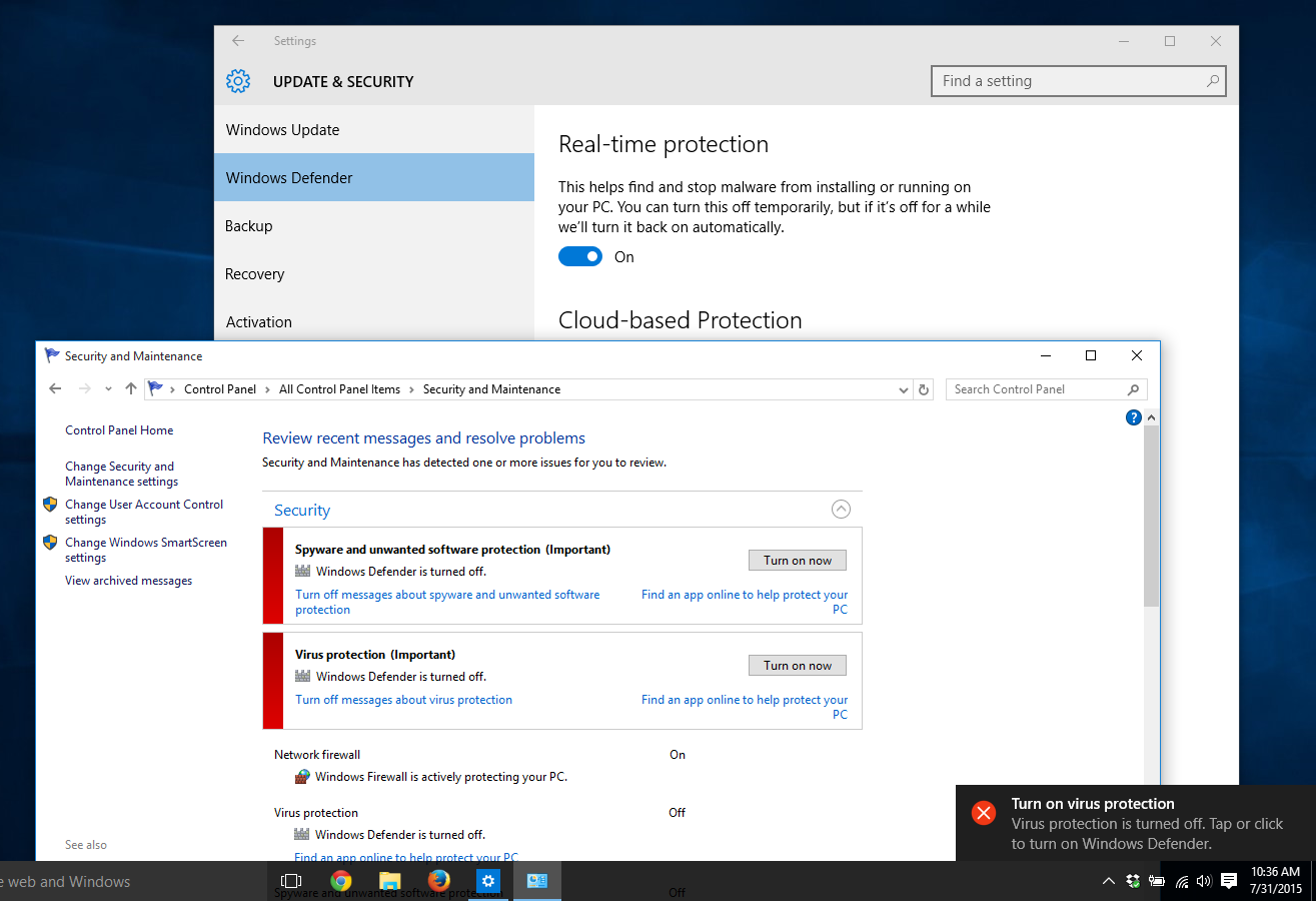windows defender antivirus windows10 download